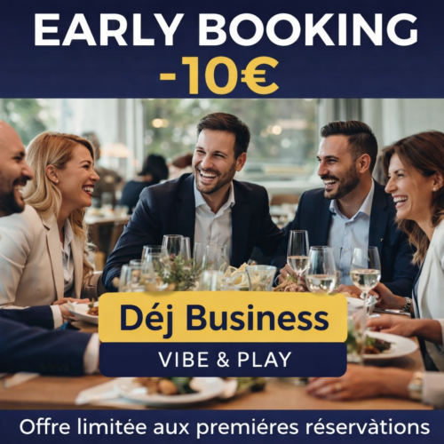 offre early booking dej business Vendredi 9 octobre Offre EARLY BOOKING - 10€ jusqu'au 2 octobre Déj Business en Rotation de Table📍 Restaurant L'Atoll, Saint-Laurent-du-Var 12h00 / 14H15